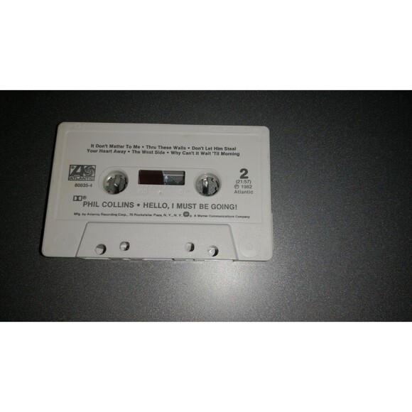 Phil Collins Hello, I Must Be Going! Cassette Tape 1972 Tested and Working - Picture 4 of 6